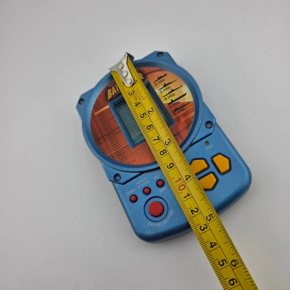 MB Battleship Handheld Electronic Game Hasbro 2002 Blue Fair Vintage
